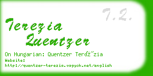 terezia quentzer business card